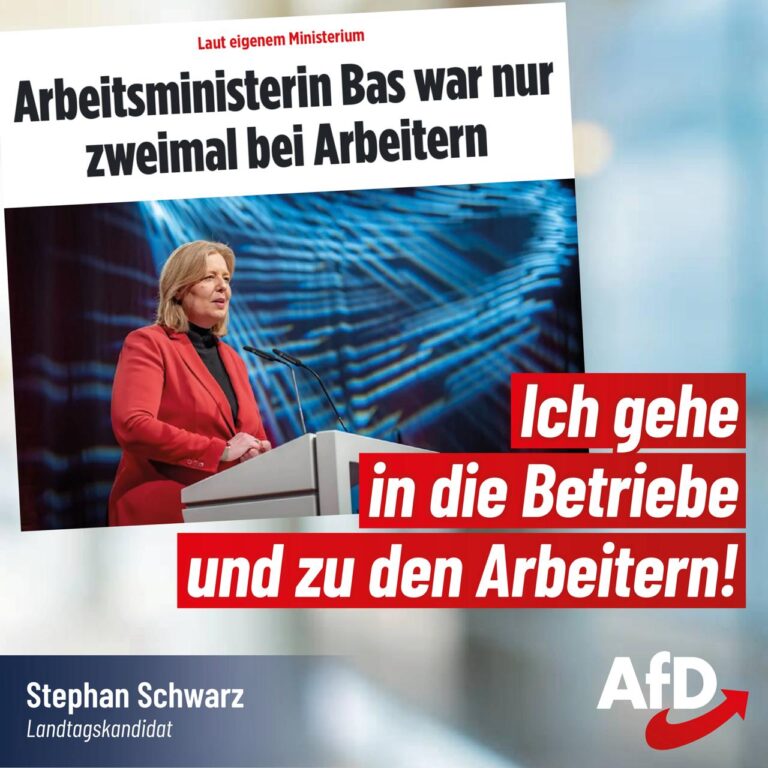 Ich gehe in die Betriebe und zu den Arbeitern!